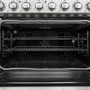 Forno Paolo 36 Inch Freestanding Electric Range, Stainless Steel, 5.44 cu.ft.- FFSEL6011-36 | Cuisiniere electrique Paolo 36 pouces, acier inoxydable, 5,44 pi³ - FFSEL6011-36