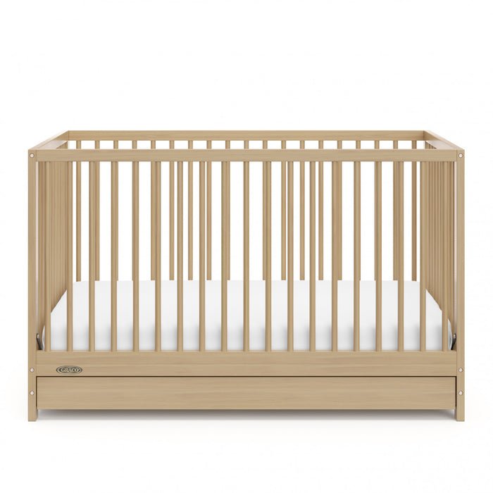Graco Teddi 5-in-1 Convertible Crib with Drawer - Driftwood