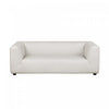 Lukas Contemporary Modern 89" Upholstered Sofa in Cream | Canape contemporain moderne Lukas 89" en tissu creme