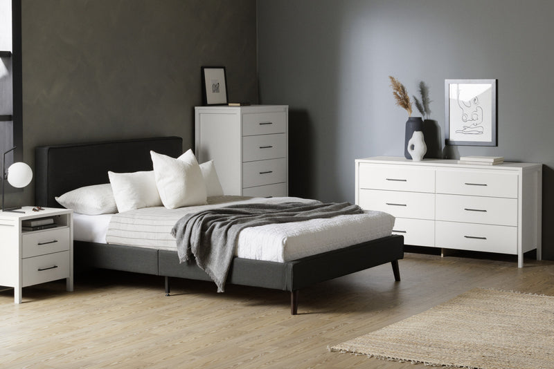 Gravity 6-drawer Dresser - Pure White 