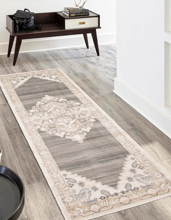 Addie Beige Runner Area Rug - 2'8\" X 8'2\"  