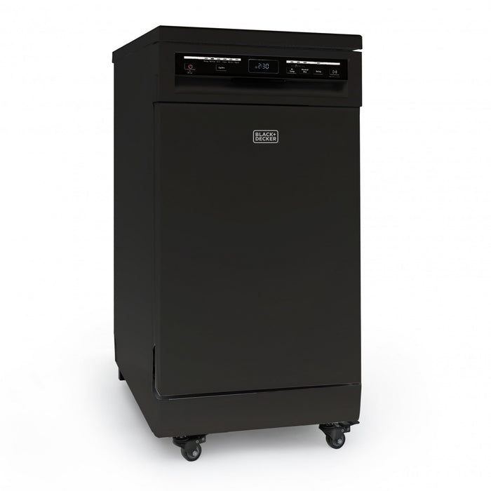 BCDP-Series BLACK+DECKER 18-Inch Portable Dishwasher, 8-Place Setting Capacity