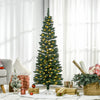 HOMCOM 5' Prelit Artificial Christmas Tree with Warm White LED Lights