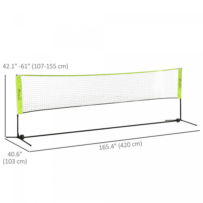 Soozier 14ft Badminton Net, for Volleyball, Tennis, Badminton, Pickleball