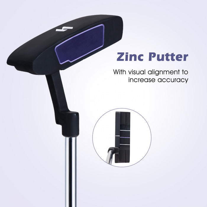 Ultimate Women's Complete Golf Club Set Golf Club Package Set W/ Rain Hood, Right Hand Purple