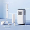 HOMCOM 8000 BTU AC Unit, Portable Air Conditioner with WiFi Control, White