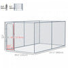 Pawhut 99 Sq. Ft. Dog Playpen Outdoor, Walk-in Dog Run Kennel Puppy Exercise Pen With Galvanized Ste|Pawhut 99 Mq. Ft. Dog Playpen Outdoor, Walk-in Dog Run Chenil Exercice Pour Chiot Avec Cadre En Acie