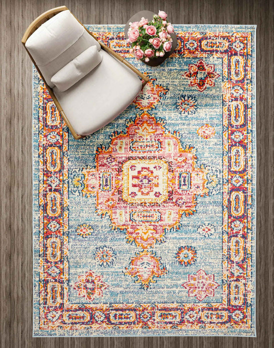 Lotus Blue Rug 8'0\" x 10'0\"
