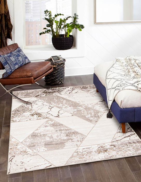 Vivian Ivory Area Rug - 5'0\" X 8'0\"   