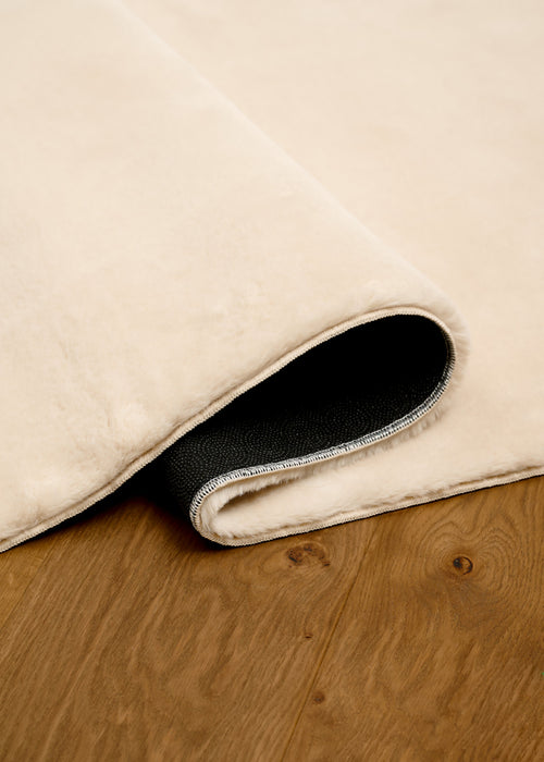 Argo Plush & Shags Beige Washable Rug 8'0\" x 10'0\" Indoor Area Rug