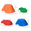 Outsunny 11pcs Balance Stepping Stones For Kids, Fish Style Non-slip Obstacle Course, Larger Size St|Outsunny 11 Pcs Tremplins D'equilibre Pour Enfants Style De Poisson Course D'obstacles Antiderapante
