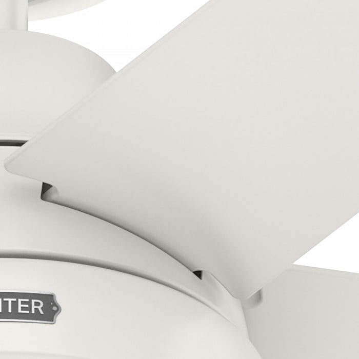 Aerodyne Ceiling Fan with Light Fixture - White