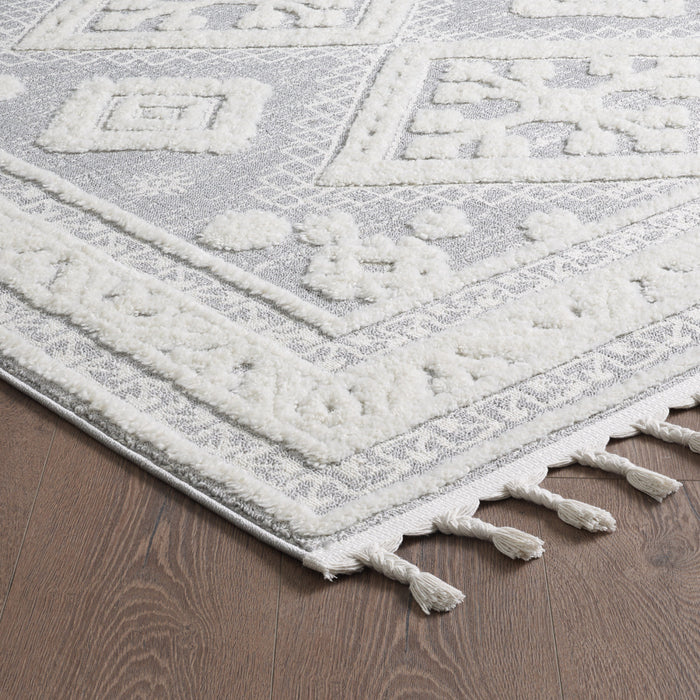 Quinto Westerner Shag Area Rug - 6'3\" x 9'