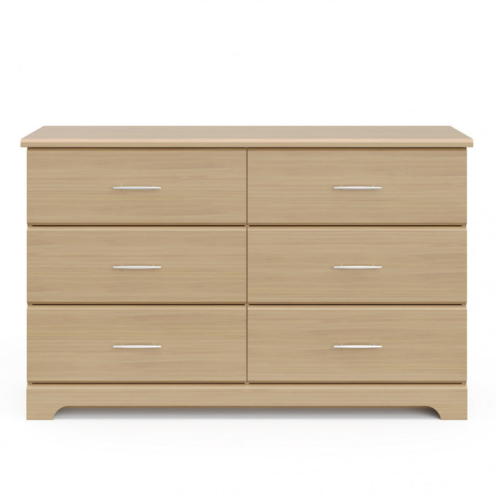 Storkcraft Brookside 6 Drawer Dresser - Driftwood