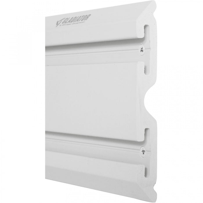 Gladiator 4' Wide Geartrack® Channels (2-Pack) - Light Grey