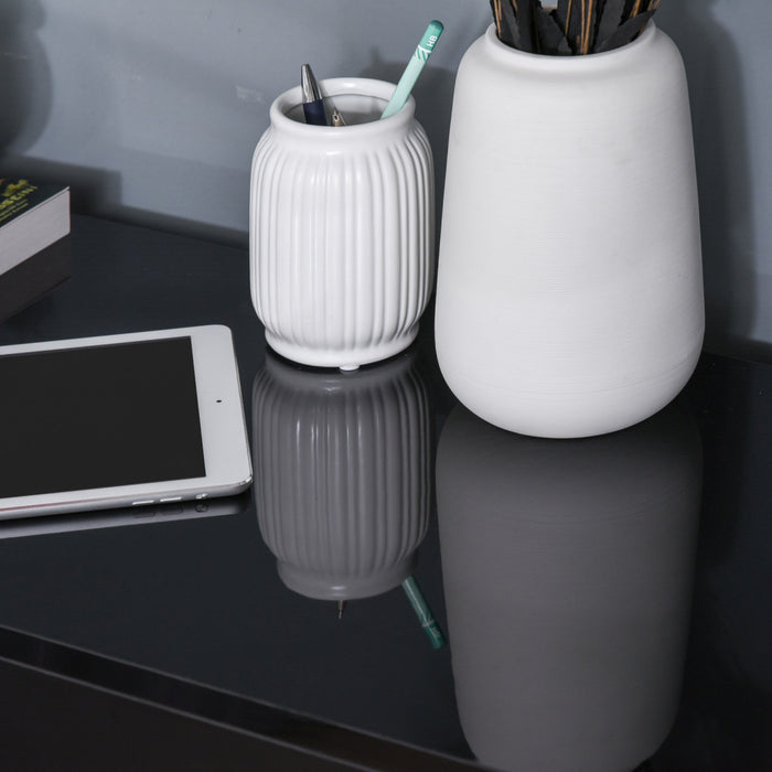 HOMCOM Kitchen Sideboard with Push-Open Drawers and Storage Cabinets