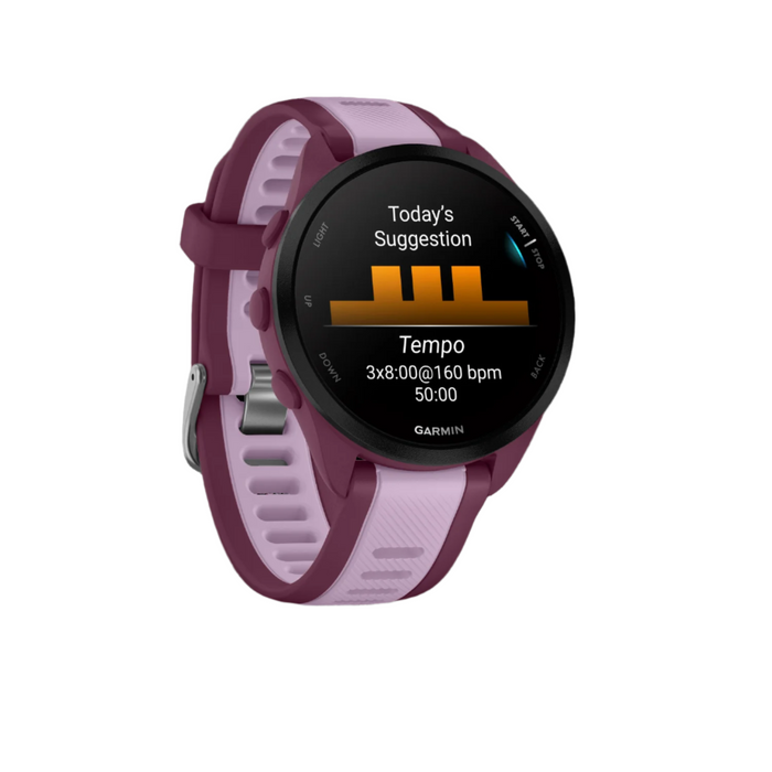 Garmin Forerunner® 165 Gps Smartwatch - Health Tracking With Amoled Display - Berry/lilac