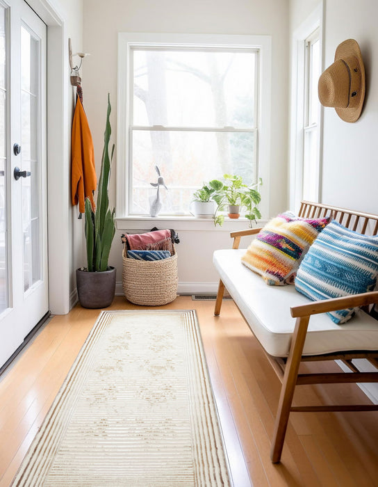 Ramona Tan Rug 2'8\" x 8'2\"