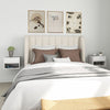 HOMCOM Floating Nightstand Set of 2 with Drawer and Shelf, White