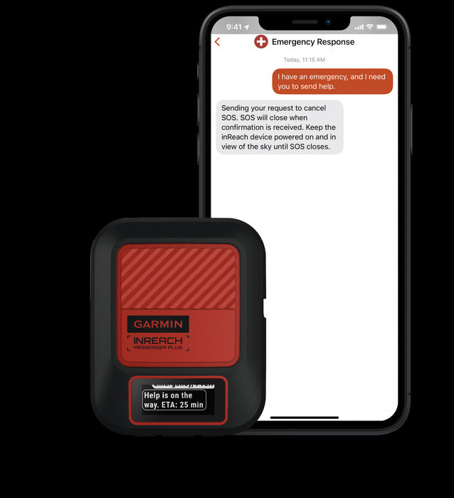 Garmin Inreach messenger Plus Satalite Communicator - 24/7 Staffed Sos Sat Com, Personal Satalite Mobile Connector, No Signal - No Problem