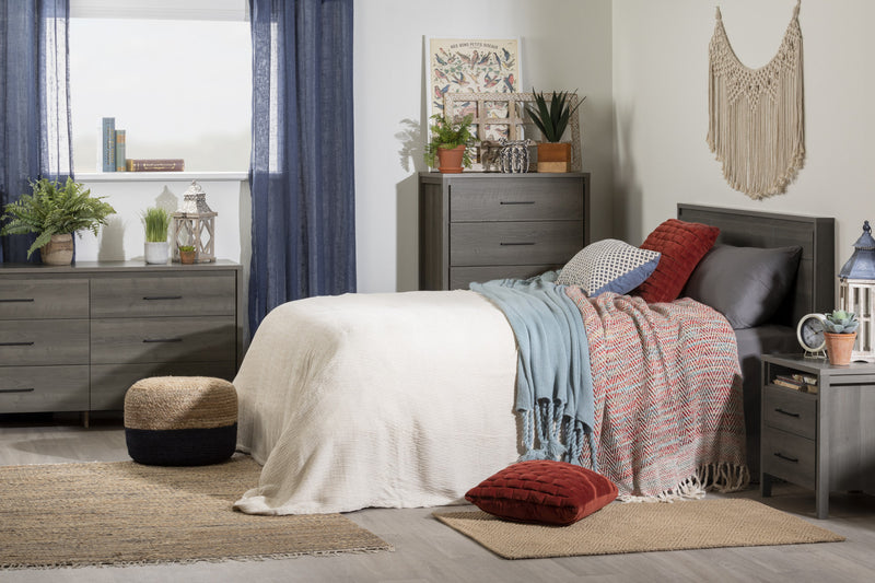 Gravity 5-drawer Chest - Gray Maple 