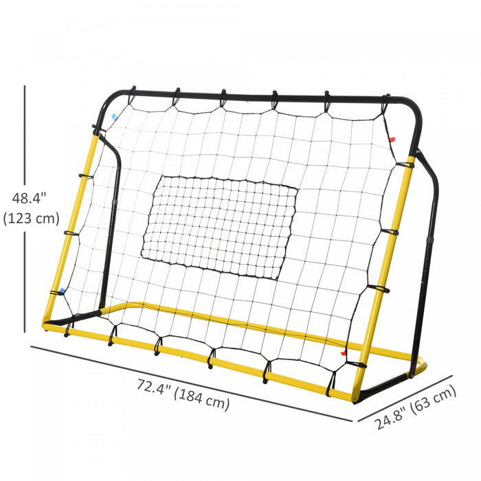 Soozier 6 X 4 Ft Rebound Net Soccer Goal
