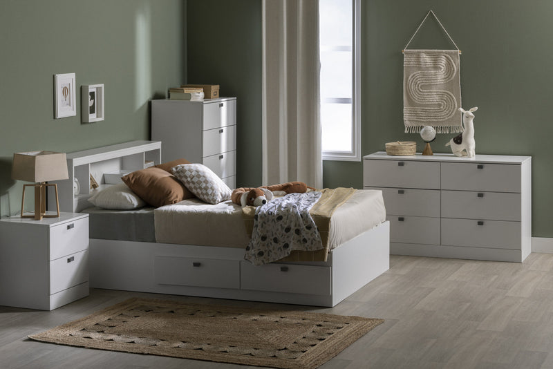 Spark 6-drawer Dresser - Pure White 