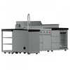 FORNO Bulnes Outdoor Kitchen 84,000 BTU Stainless Steel BBQ with Black Granite Countertops - FODKT2520BLK | Cuisine d'exterieur Bulnes – BBQ en acier inoxydable de 84 000 BTU et comptoirs noirs – FODKT2520BLK