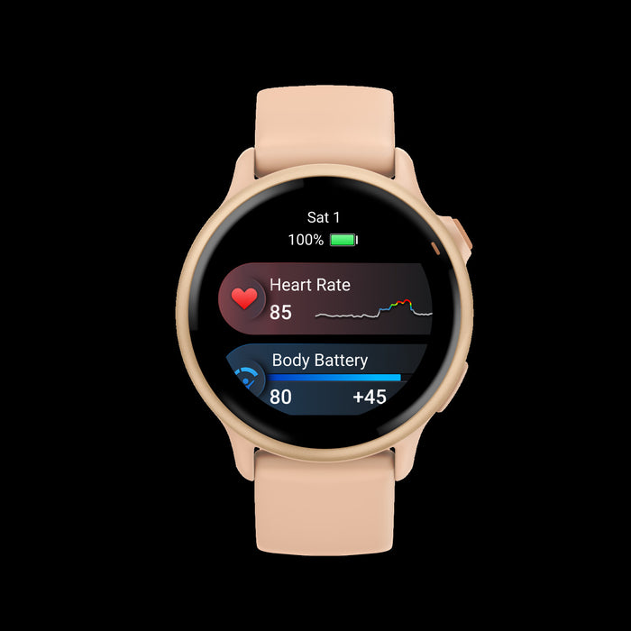 Garmin Vivoactive 6 Pink Dawn Everyday Smartwatch - Lifestyle Tracker, Morning Report, Meditation Tracking, Women's Health, On-Wrist Texting