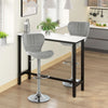 HOMCOM Swivel Adjustable Counter Height Bar Stools Set of 2 with Footrest