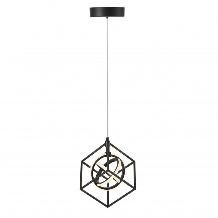 Tulip Collection Integrated LED Pendant - Matte Black
