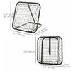 Soozier Angle Adjustable Soccer Baseball Rebounder Net Goal Training