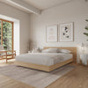 Satori Low Platform King Bed Set | Lit plateforme bas Satori avec tete de lit King