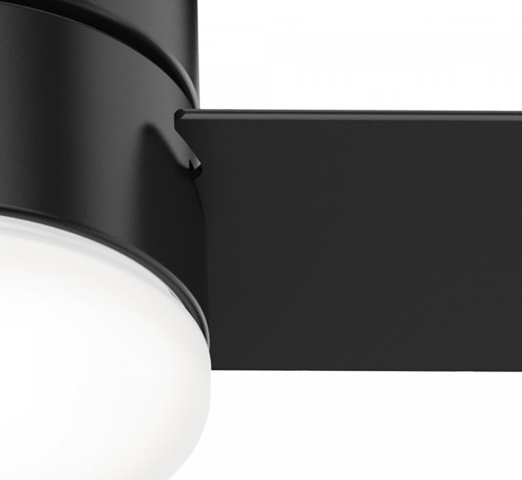 Minimus Ceiling Fan with Light Fixture - Black