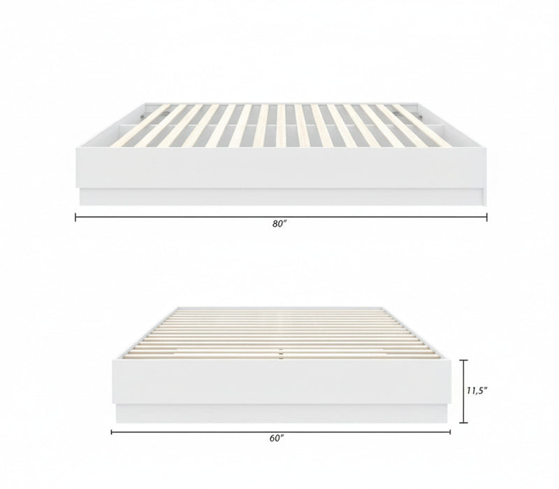 Milano Queen Platform Bed Frame Queen Bed
