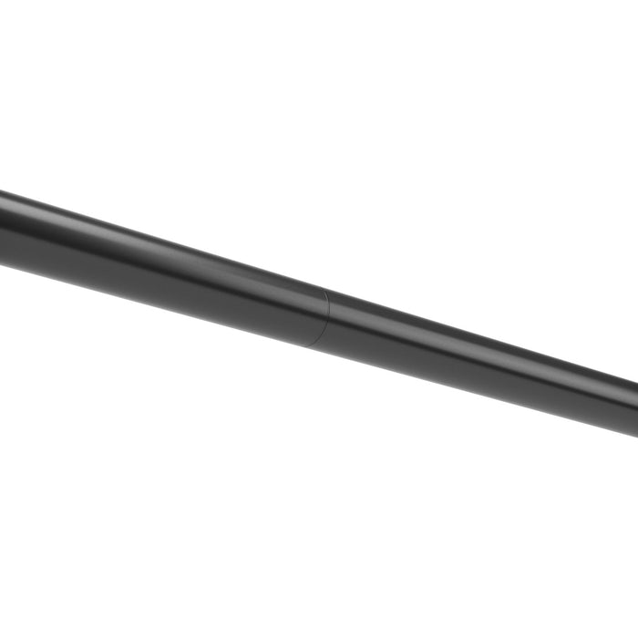 Umbra Zen Matte Black Expandable 1\" Curtain Rod - 32\"-64\" 