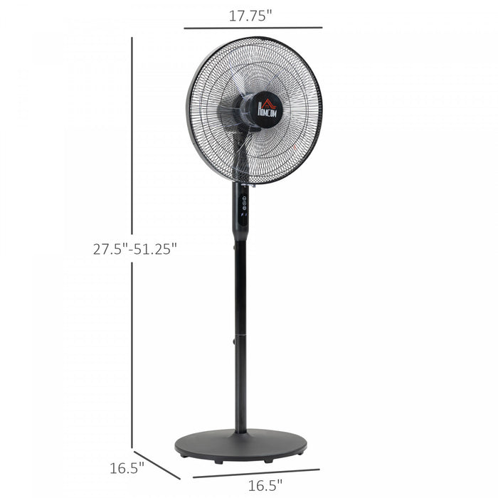Homcom Pedestal Fan With 3 Modes And 3 Speeds