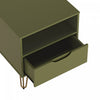 Avira Mid-Century Modern 20" Nightstand in Olive Green (1-Drawer) | Table de nuit Avira Mid-Century Modern 20" en vert olive (1 tiroir)