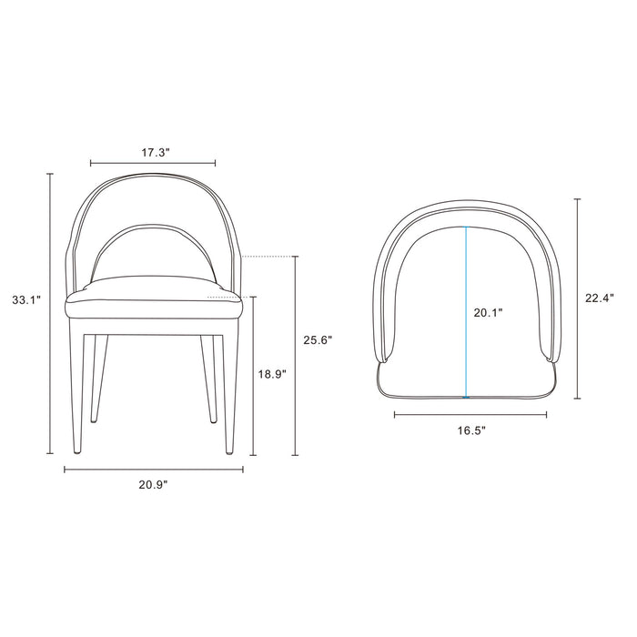 Carrington and Rockaway Modern Industry Chic 7-Piece Dining Set in Light Gray and Natural