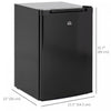 HOMCOM Compact Upright Freezer 3Cu.Ft Mini Freezer, Black