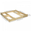 Outsunny Diy Five-box Raised Garden Bed, Wooden Planters For Outdoor Plants, Vegetables, Flowers, He|Outsunny Lit De Jardin Sureleve A Cinq Boites A Emboiter, Jardinieres En Bois Pour Plantes D'exterie