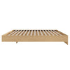 Platform Bed Frame, King|Natural Maple King Bed | Lit plateforme King, Erable Naturel