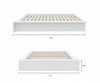 James Platform Bed King Bed | Lit Plateforme James