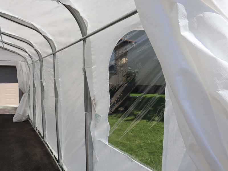 Gazebo Penguin Deluxe Double Car Shelter 18 ft x 20 ft.