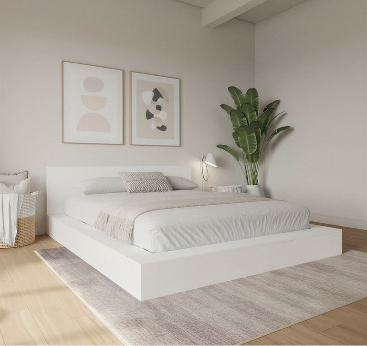 Kanso Low Platform Bed Set Queen Bed