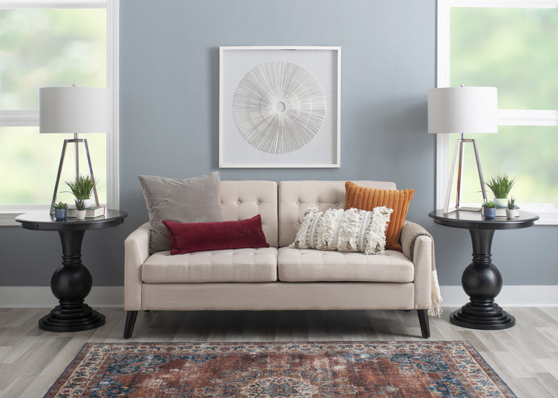 Adeline Round Accent Table - Black