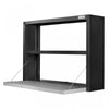 Gladiator Foldaway Workstation - Silver Tread|Poste de travail escamotable de Gladiator - bande de roulement argentée