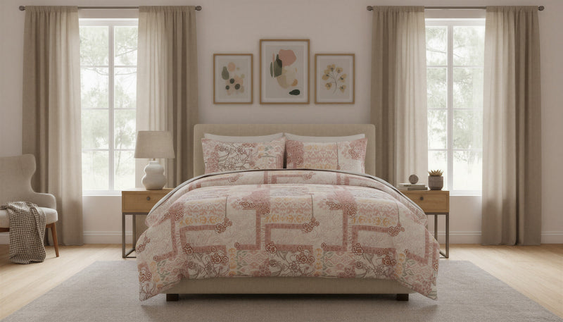 Camille 2-Piece Twin Reversible Comforter Set