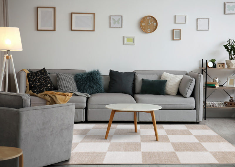 Covington Modern Checkered Indoor Area Rug - 5'3\" x 7'7\"