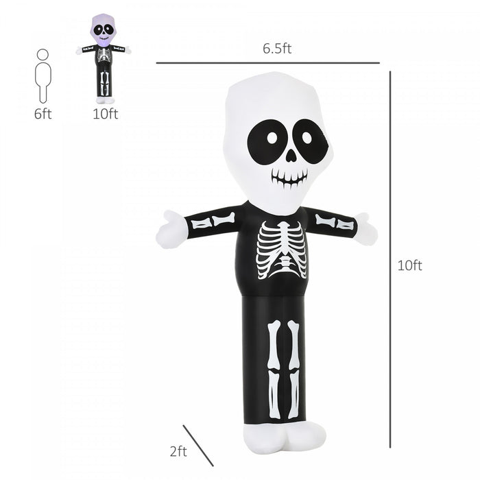 Homcom 10ft Sickle Ghost Inflatable Halloween Decoration